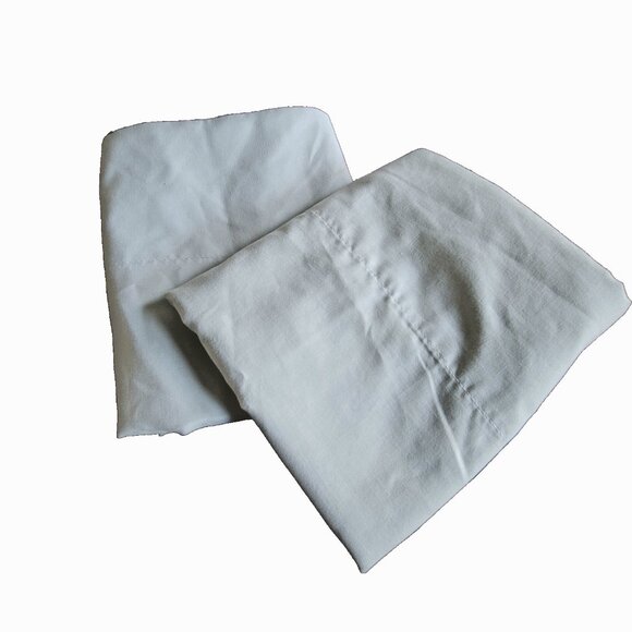 Mainstays Pillow Case Set Of 2 Standard Queen Size Mint Green - Picture 1 of 3